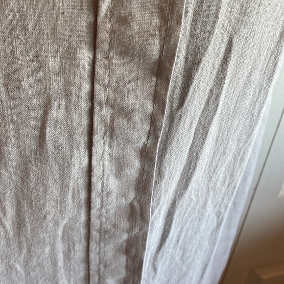 Cristina Vergani NWT Made In Italy Tan Cotton/Linen Blend Size Small - Picture 12 of 16